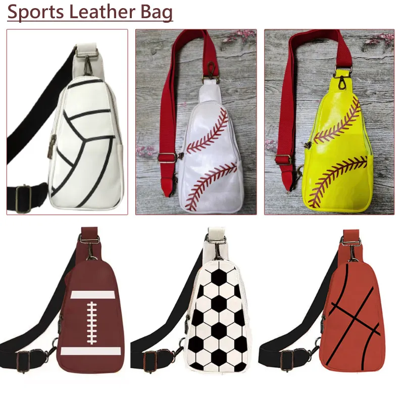 Gratis DHL Outdoor Bags Sport Bling Schoudertassen vrouwen Lange grote tas honkbal softbal stiksels voor kinderen en jeugdmeisjes