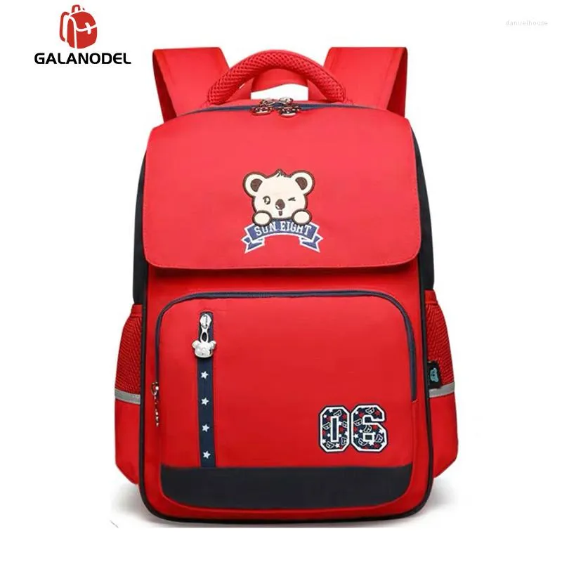 Sacs d'école dessin animé impression enfants sac orthopédique multifonction étanche enfants sac à dos pour élèves étudiants adolescents garçons fille