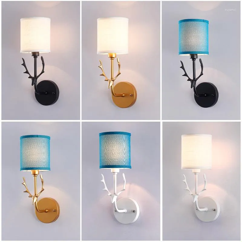 Wandlampen Geweih Nordic Modern Deer Wandleuchte Led Spiegelleuchten Für Badezimmer Schlafzimmer Nachttischlampe Home Loft Decor