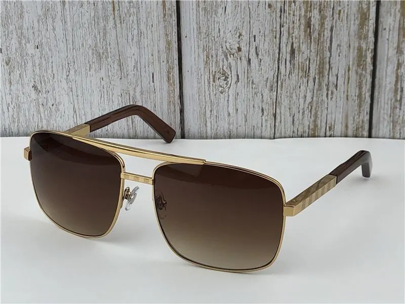 Классические мужские золотые солнцезащитные очки Square Attitude 2023, роскошные брендовые дизайнерские винтажные солнцезащитные очки для мужчин, весенние очки, солнцезащитные очки Lentes De Sol Hombre