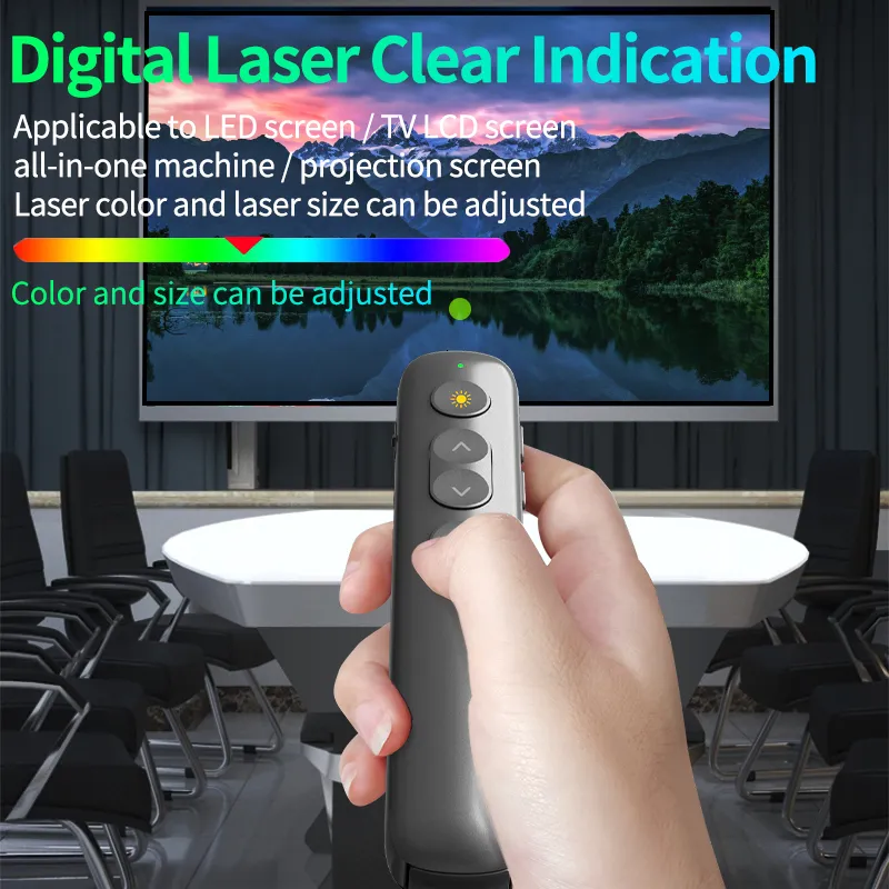 Télécommande de présentations avec Pointeur Laser vert intégré