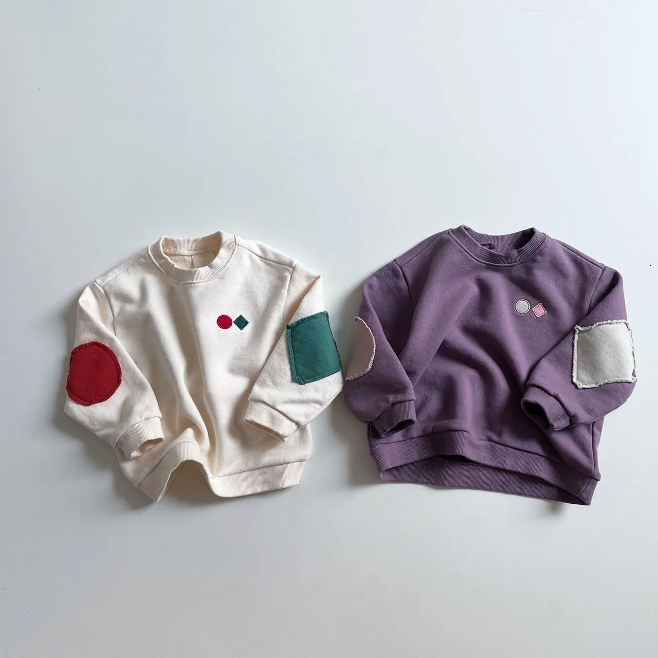 T-Shirts Kinderkleidung Herbst Baby Mädchen Regenbogen Stickerei Sweatshirt Top Kinder Langarm T-Shirt Kinder Jungen Casual Sweatshirt 230412