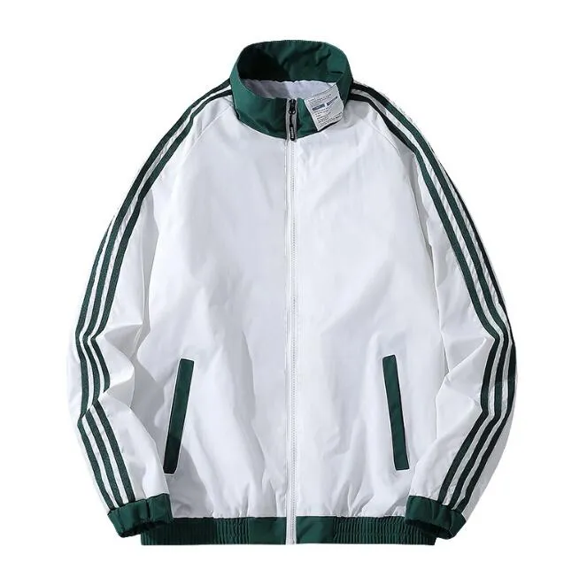 AD520 Fashion Outdoor Baseball Jacket Windbreaker Lose Print Zip Up Men Men Designer Jacket Spring Mens Coats