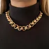 twisted chain link necklace