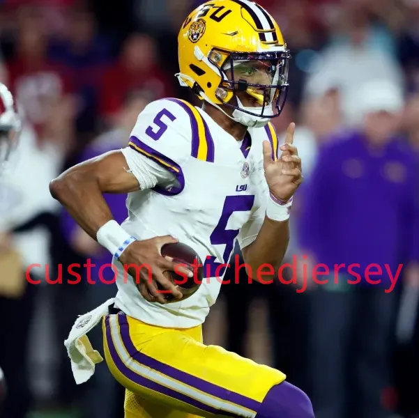 Футбольные майки LSU Whit Weeks Kylin Jackson Tyree Adams Trey Holly Mac Markway Ryan Yaites Kyle Parker Khai Prean Jalen Lee Custom Mens Youth Women LSU сшиты