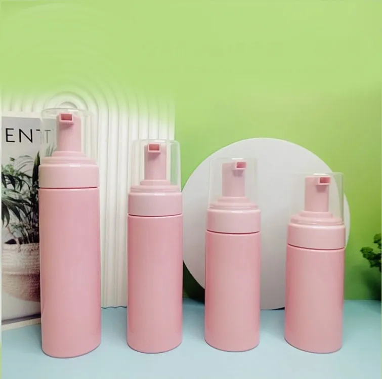 100ml 200ml pembe köpük sabun dağıtıcı şişe köpük temizleyici pompa şişesi 150ml el için lüks Sabun şampuan temizleme köpük