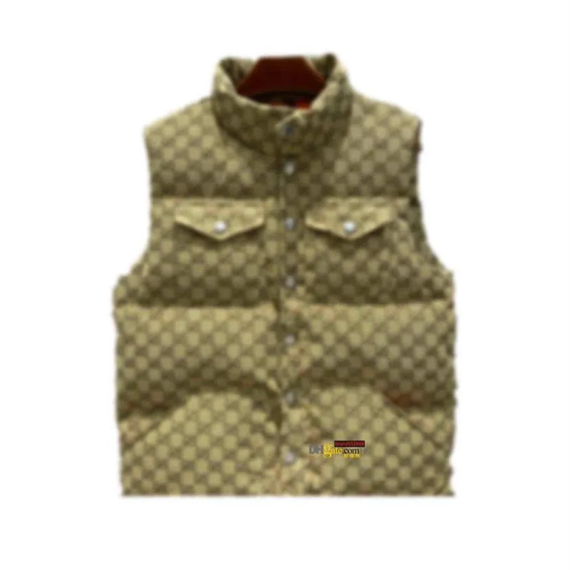 Célèbre Designer de luxe Hommes Femmes G Gilet Co-marqué Canada Nord Hiver Doudoune Manteau Épaissir Homme Femme Vêtements Garder Au Chaud Windp2603