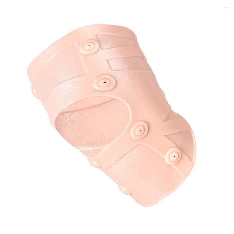 Genouillères 1 pièce, sangle de Compression pratique, aimant de protection de coussinet de sport (ivoire), attelle en Silicone