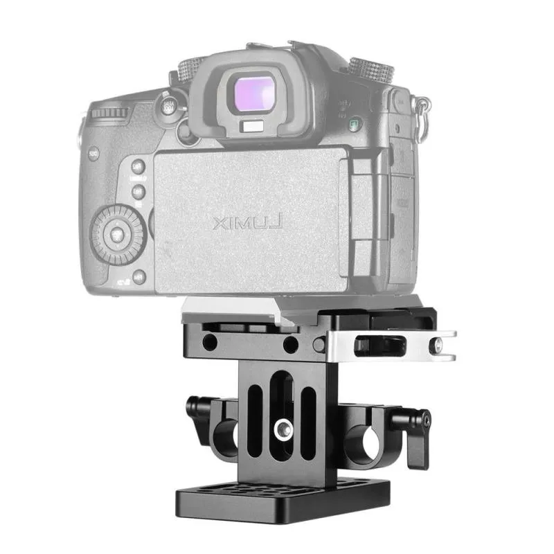 Freeshipping Camera Baza klatki (Manfrotto) System wsparcia szyny 15 mm szybkie uwalnianie statywu płyta montażowa -2039 rjoux