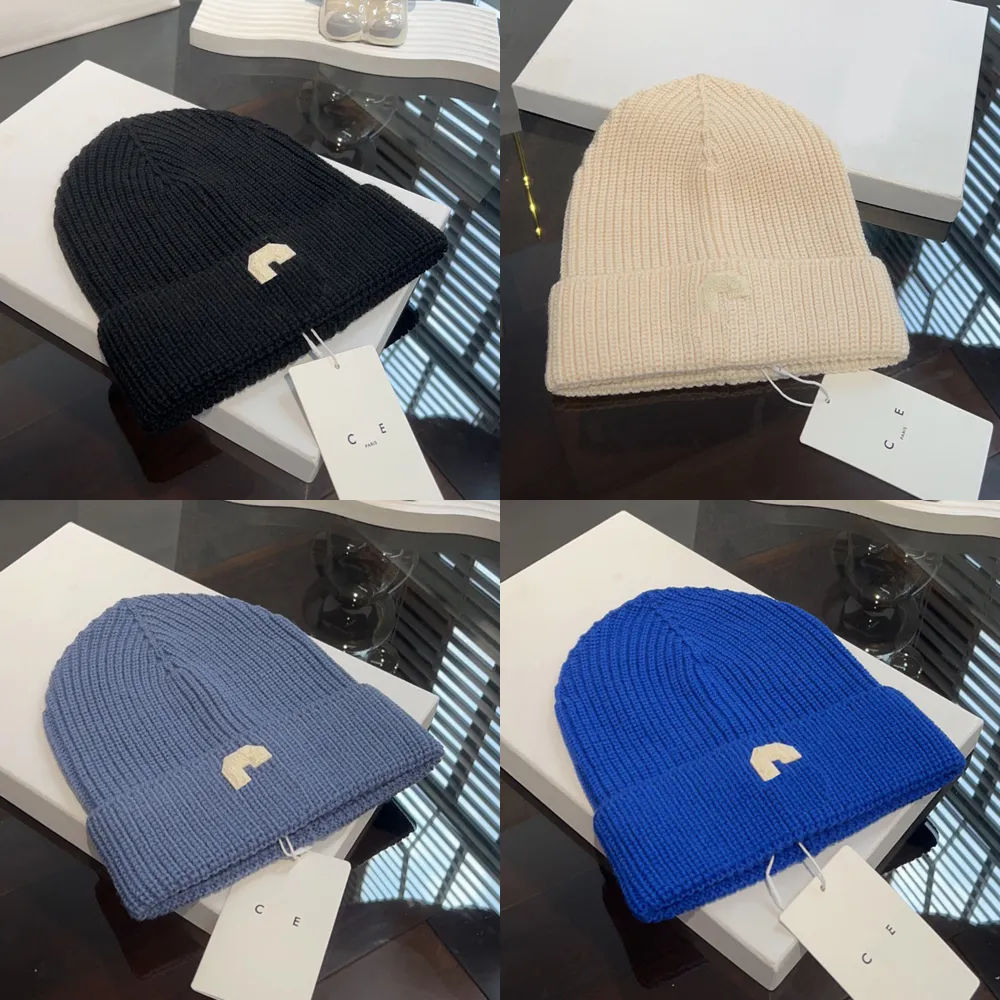 Designer Skull Caps Winter Wool Knitted Beanie Bonnet Men Women Brand Letter Embroidery Outdoor Travel Skiing Sport Fashion Accessories