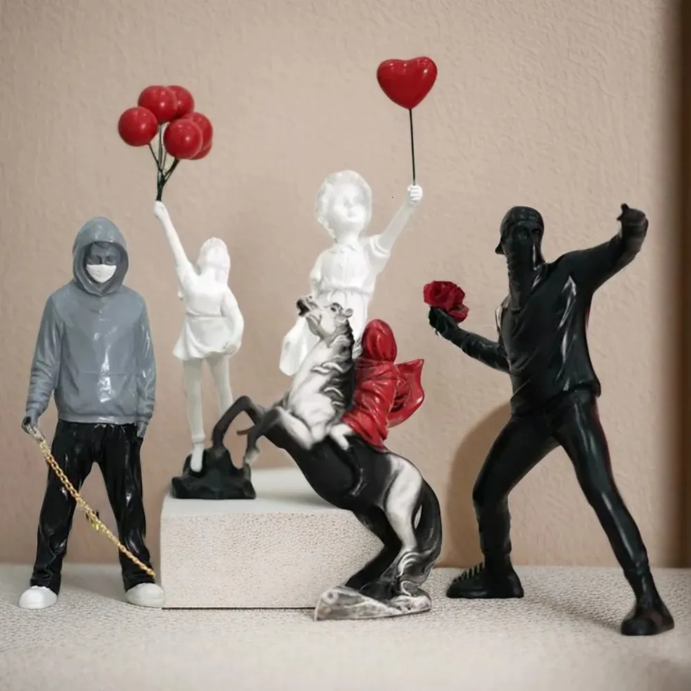 Banksy Sculpture Collection Figurines Modern Pop... From Cong09, $6.89 ...