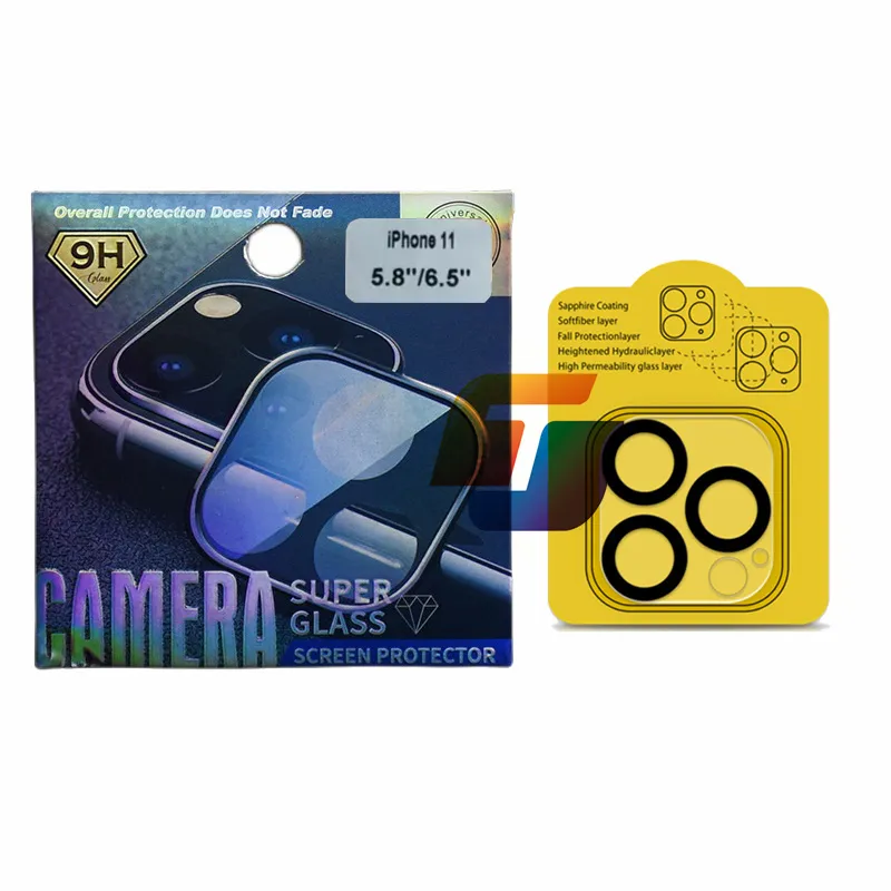 3D Transparent Tempered Glass Phone Camera Lens Protector 14/13/12 Mini