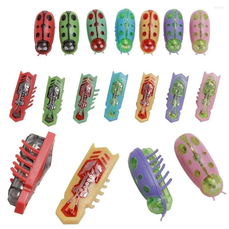 Cat Toys 2st/Pack Electric Bug Toy Automatic Flip Battery Operated Pet Dog Beetle Interactive Playing Supplies