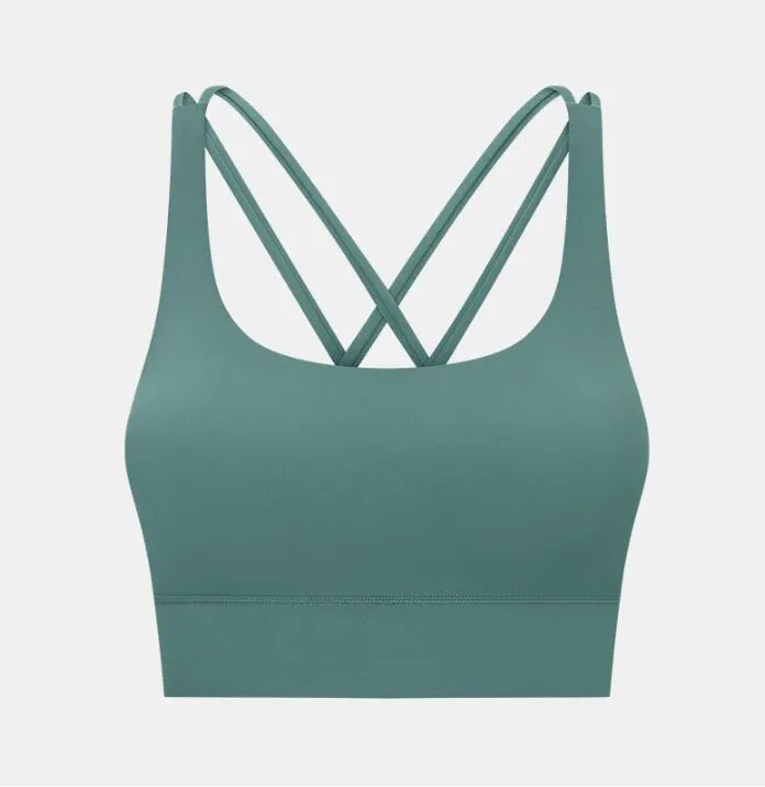 High Strength Cross Back Yoga Livi Active Bra With Shockproof Upper Support  For Women Sexy Running Fitness Underwear For Gym Clothes From Ylz5, $17.28