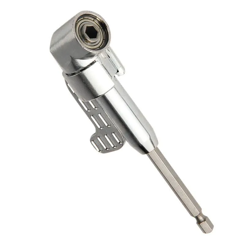 Freeshipping Screwdriver Angle Extension Drill Bit 105 Degree 1/4" Hex Socket Adjustable W/Handle Wrench Multitool Ifpkv