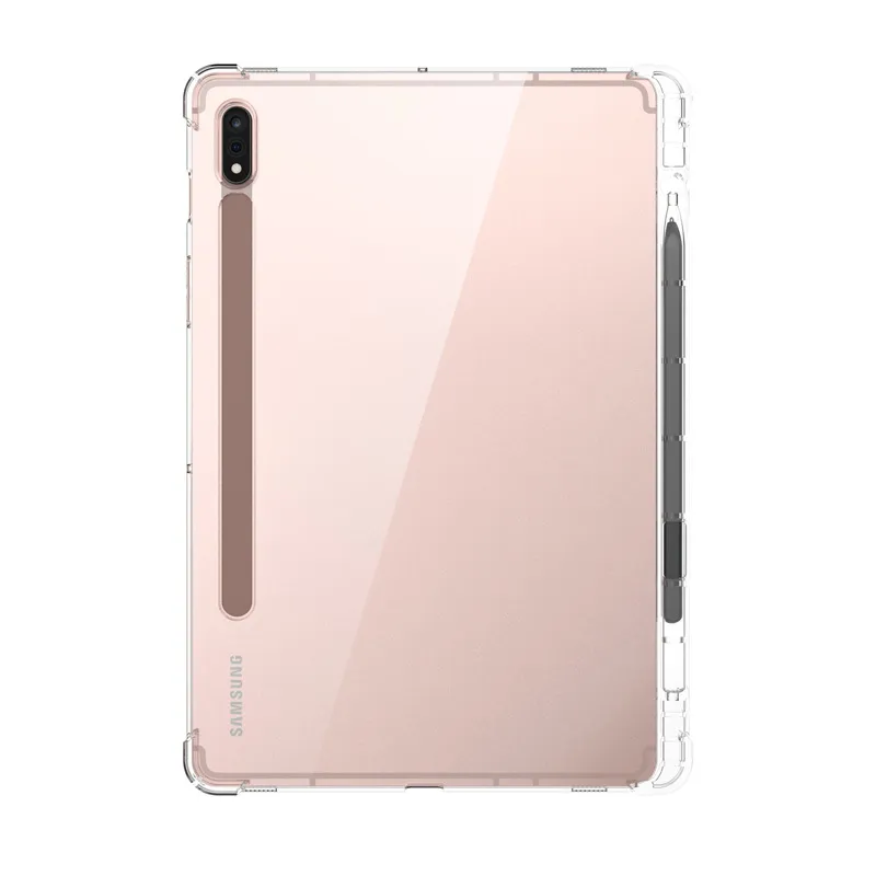 Stoßfeste Tablet-Hüllen für Samsung Tab A 8.0" 8.4" T307 A7 Lite 8.7 Zoll 2021 SM-T220/T225 Hülle transparente Airbag-Abdeckung Stiftschlitz