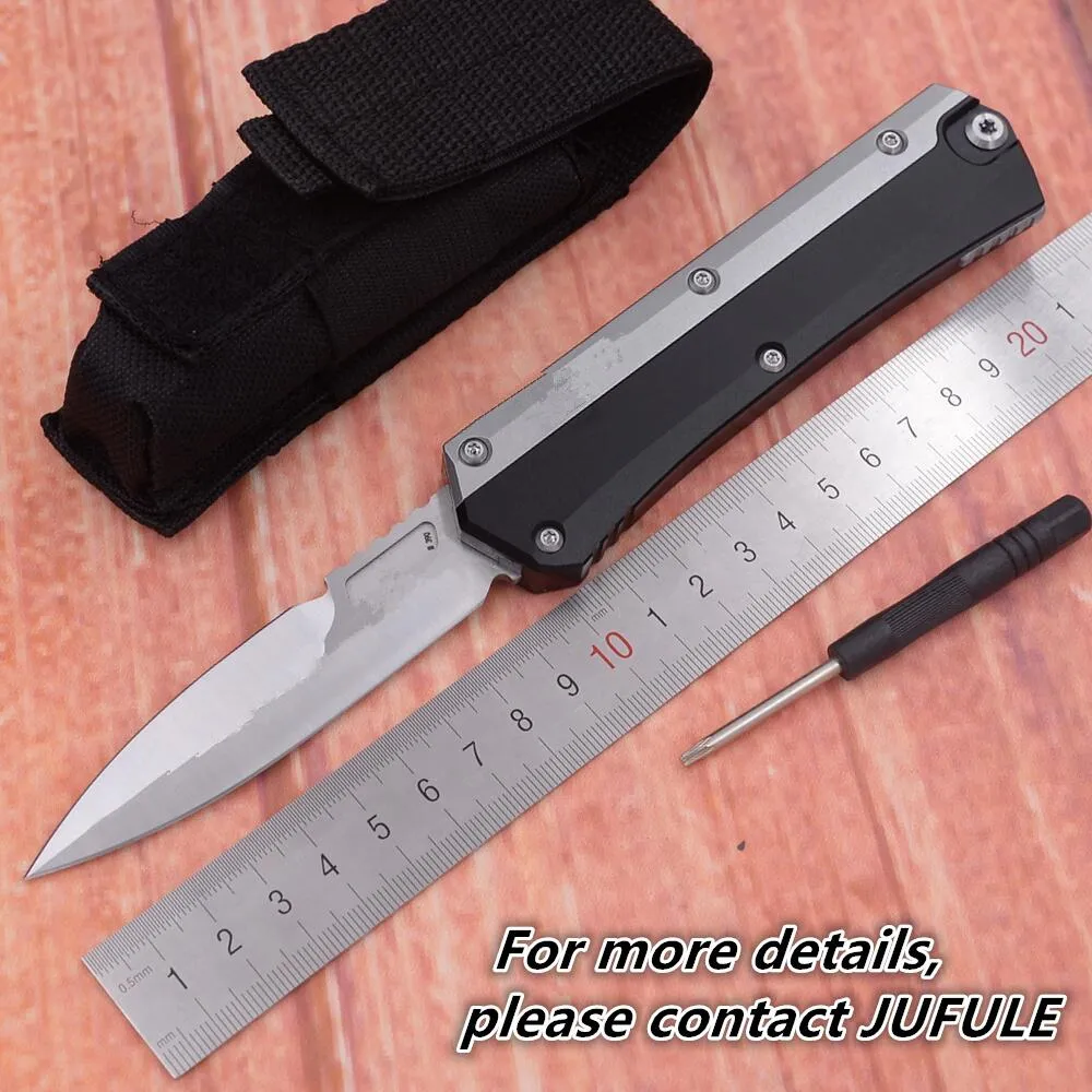 JUFULE Serpent Dieu MT2023 Manche En Aluminium Couteau Marque M390 Survie EDC Camping Chasse Poche Cuisine Outil Clé Utilitaire Automatique Couteaux À Lame Fixe