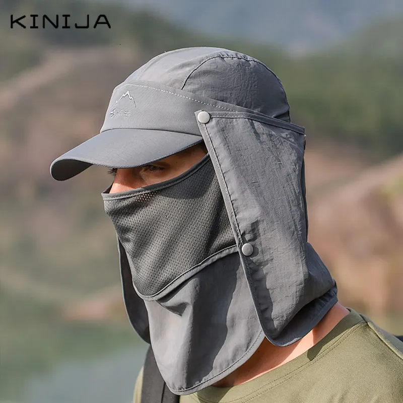 Tactical Baseball Cap Outdoor Neck Protection Sun Cap Quick Drying