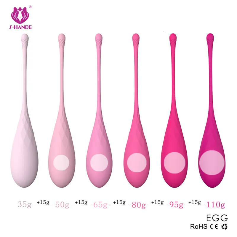 Eggs/Bullets 6pcs/set Smart Kegel Ball Vibrator Vaginal Dumbbells Kegel Ben Wa Ball Vaginal Tight Exercise Ball Sex Products for Women 230413