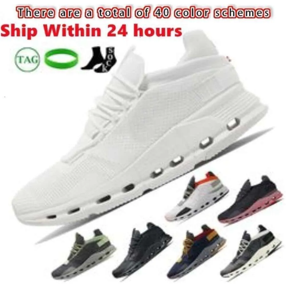 Alta qualità Nuove nuvole Cloudnova Scarpe da corsa Onse Sneakers Nero Eclipse Demin Ruby Eclipse Rose IrON nuvole Foglia Argento Arancione Tripl