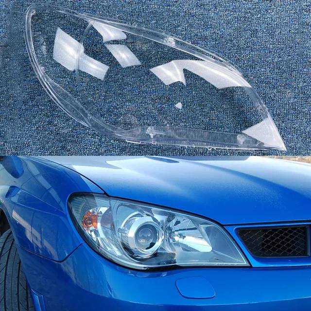 Bilens främre skyddsfodral Skal Transparent strålkastarobligatorisk lampskärmslampor Lampskade för Subaru Impreza 2006-2013