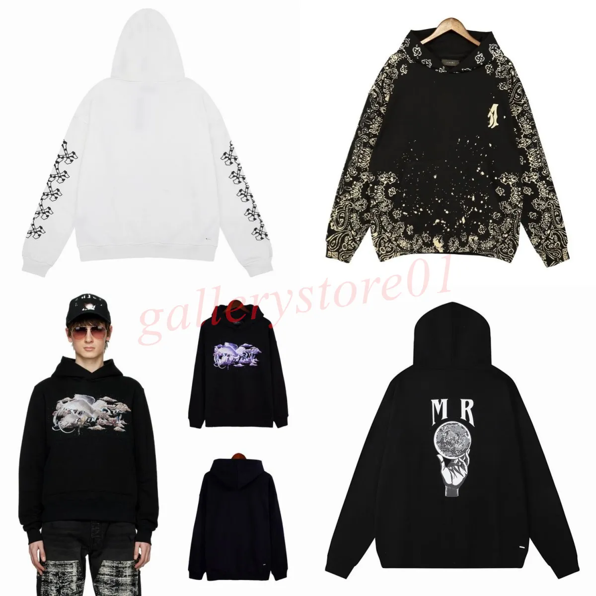 Mens Hoodie Tasarımcı Hoodies Street Hip Hop Alfabe Sweatshirt Sıçrama Mürekkep Kadın Hoodys Traend artı Beden Wweaters Büyük Boy Hoody Grafik Tee Büyük Boy Teatshirt