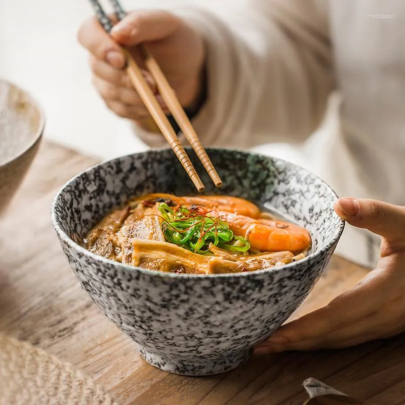 Bigs Fancidade criativa chinesa chinês retro cerâmica Ajisen tigela ramen bowl doméstico sopa de grande capacidade para o tribunal europeu de vegetais Cooki