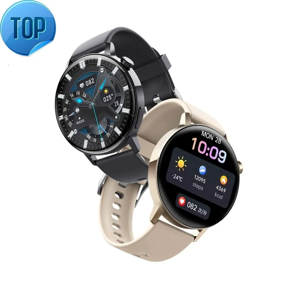 Montre connectée ECG F22R en acier, meilleure montre numérique, oxygène dans le sang, température corporelle, charge sans fil, écran HD, 2023