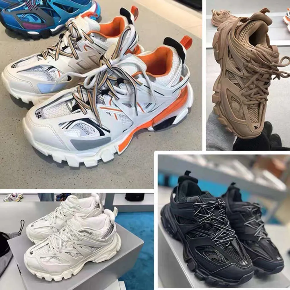 YYMarque de luxe Designer Hommes Femmes Chaussures Casual Track 3 30T ripleb Lancn OirB AsketsT essBas ketspla t eformeimpr imesencui rG omma Train Paris chau