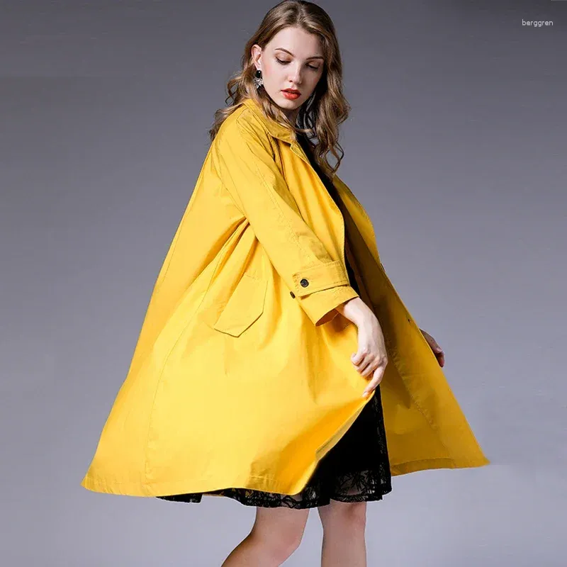 Trench da donna TPJB Donna Allentato Principale Giacche da abito Temperamento Moda Elegante Cappotto Oversize Manica lunga Vita alta Autunno