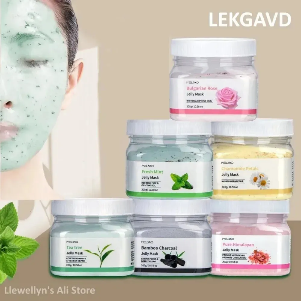 Lidschatten 350g Weiches Hydro-Gelee-Maskenpulver Anti-Aging Aufhellen Ablösen Diy Kristallblume Spa Schönheit Hautpflege 231113