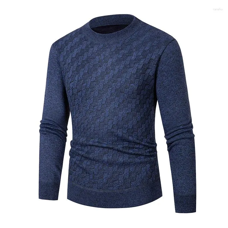 Men's Sweaters Mens Round Neck Sweater Long Sleeve Pullovers Autumn