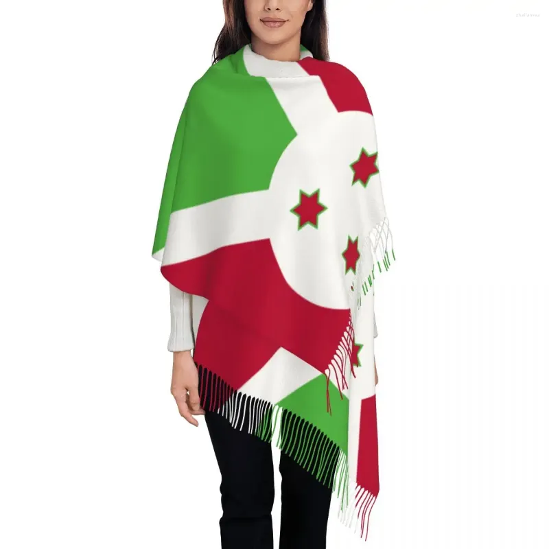 Berety Burundi Flag szale i okłady na wieczorne sukienki damskie.