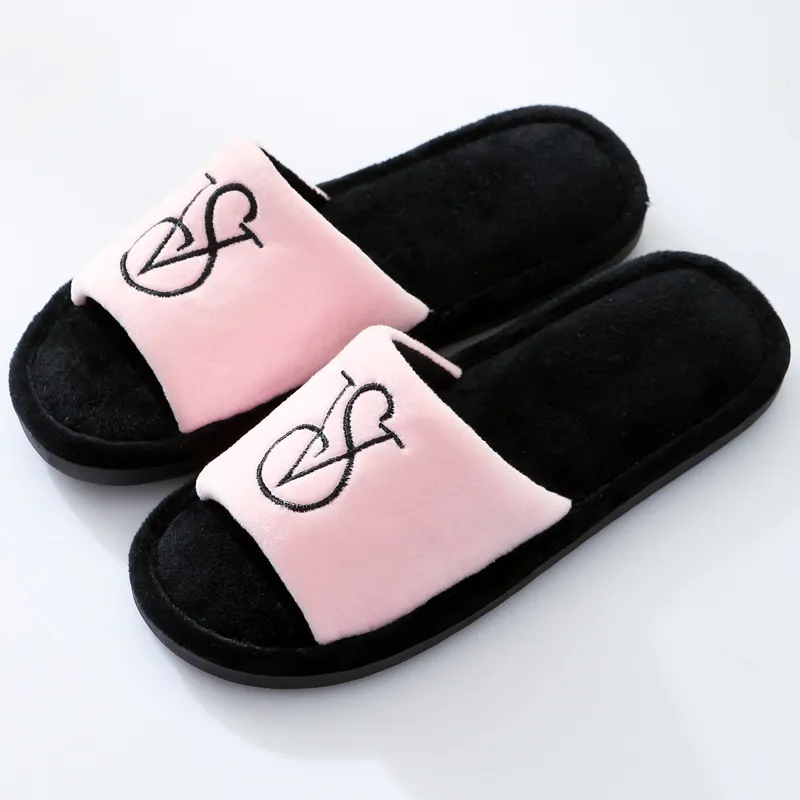 Home Shoes Hot Selling Autumn and winter new couples home floor warm cotton slippers