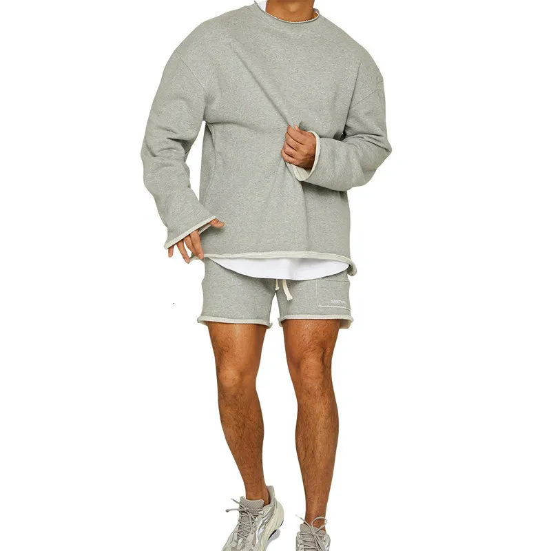 Męskie dresy dresowe mięśni fitness Brothers Suit Suit Męski jesień i zimowy trening biegający luźno w kolorze plus size 230413