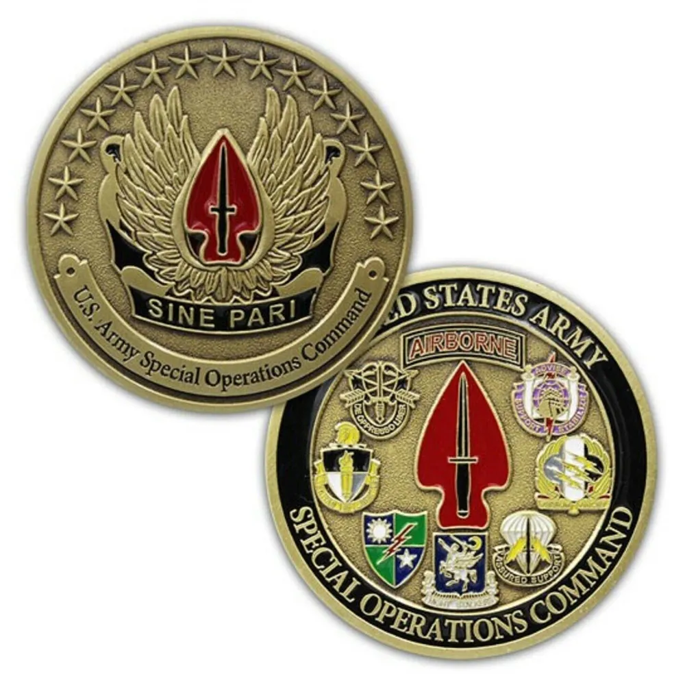 DHgate 미 육군 특수 작전 사령부 사인 파리 챌린지 코인 수집 가능한 군사 프리메이슨 심볼 아트 | 인기 상품 확인