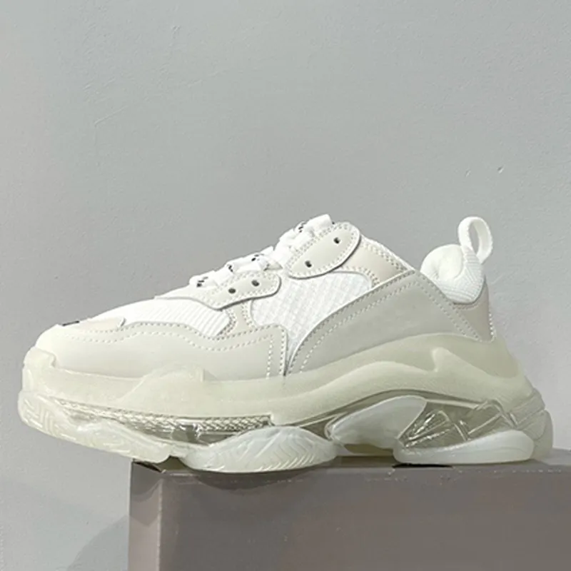 Herentop Joggingschuim Luchtkussen Hardlopen Casual Schoenen Dames Ademende Sneakers Designer Clear Sole Luxe Schoenen Loopschoenen Wit Bruin Klassiek Zwart MAAT 35 46 9 445 DHgate