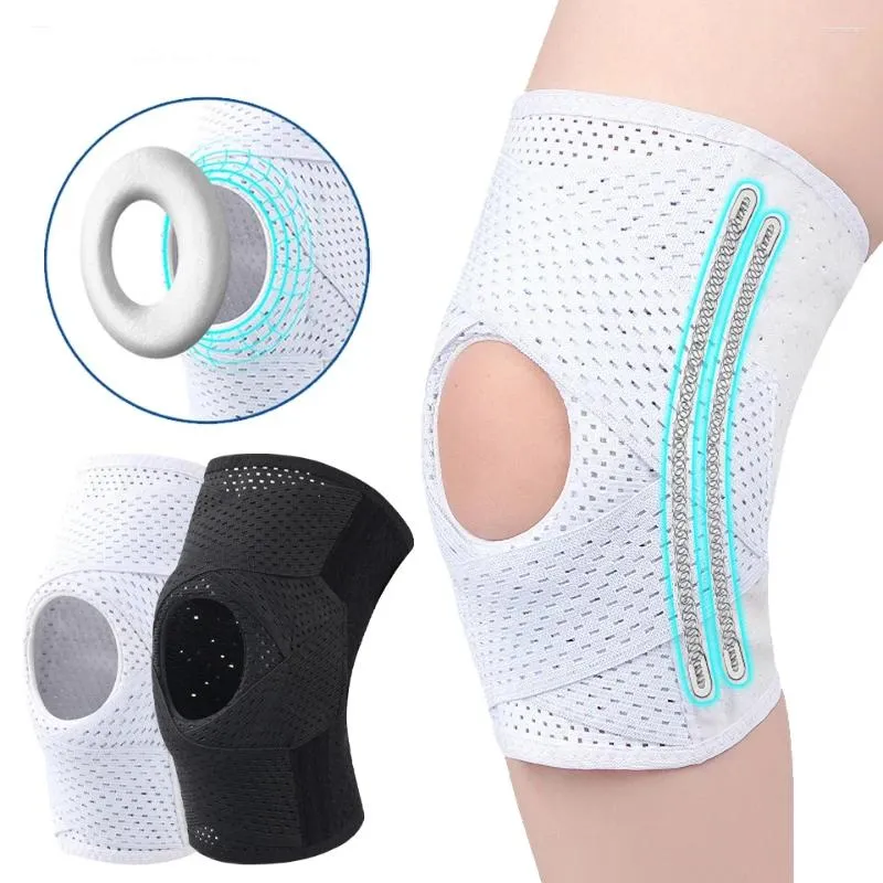 Knädynor 1PC Sportsupport unisex trycksatt elastisk artrit leder Protector Fitness Gear Volleyball Brace