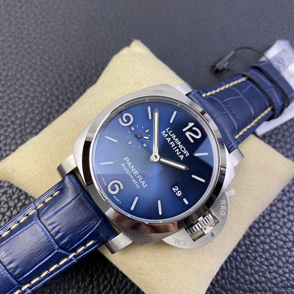 Paneraii Movement Factory Panerai Mirror Designer Paneria Sapphire Automatisk Watch Strap Size 44mm Cowhide Strap WFCX