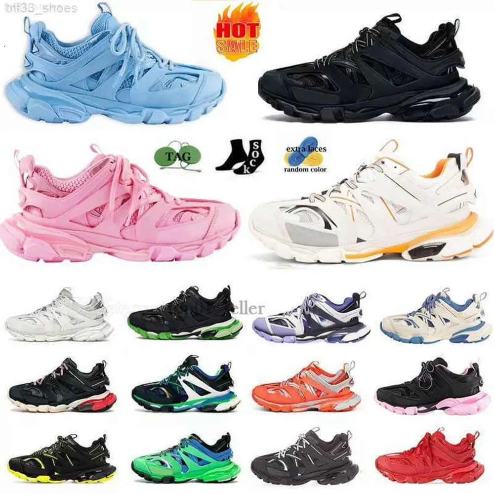 Athletic Casual Shoes Track 3 3.0 Tess.S.Versión de marca de lujo de Gomma GOMMA TRIPLE NYLON NYLON Classic OG Men Women Platform