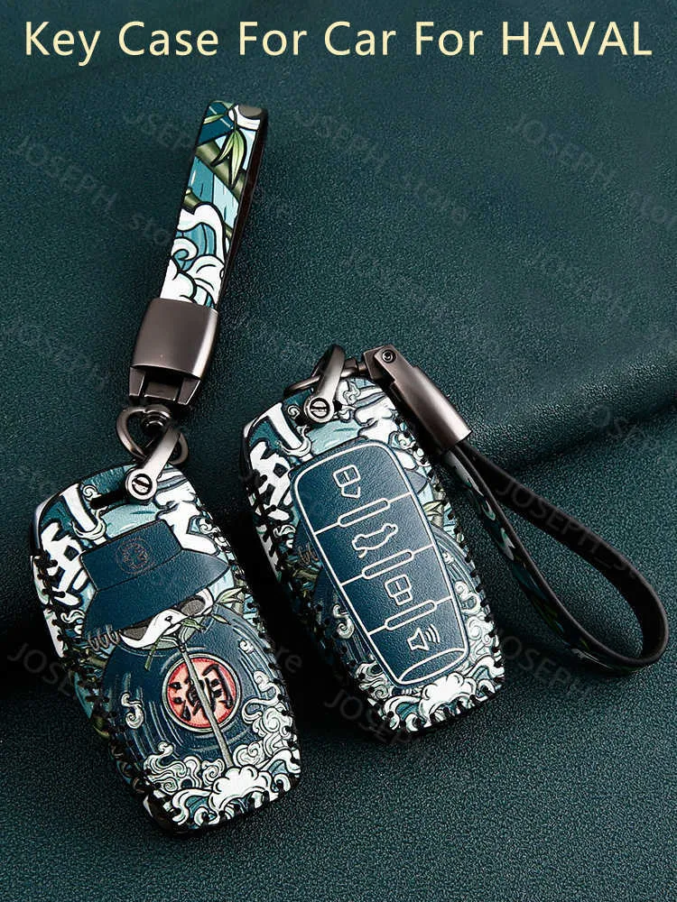 Key Rings Car Key Case for Great Wall HAVAL Hover H1 H2 H4 H6 H7 H8 H9 GMW 2015 C50 F5 F7 F7X H2S Cover Chain Auto Accessories J230413