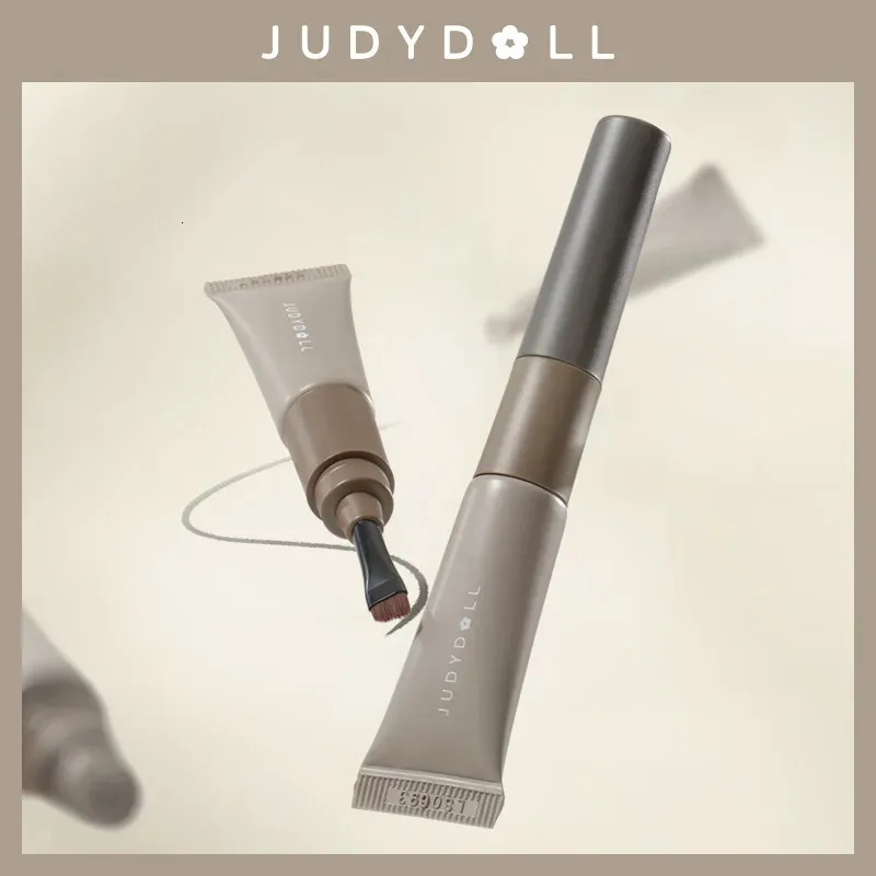 Eyebrow Enhancers Judydoll Blade Eyebrow Eyeliner Paste Dual Purpose Långvarigt vattentätt naturligt med 1,2 mm borstsmakeup 231113