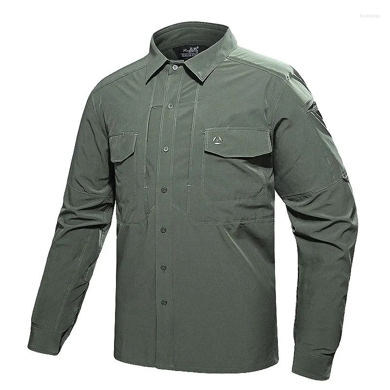 Pocket Sleeved Tactical Shirts  Men Tactical Shirt Outdoor - Men