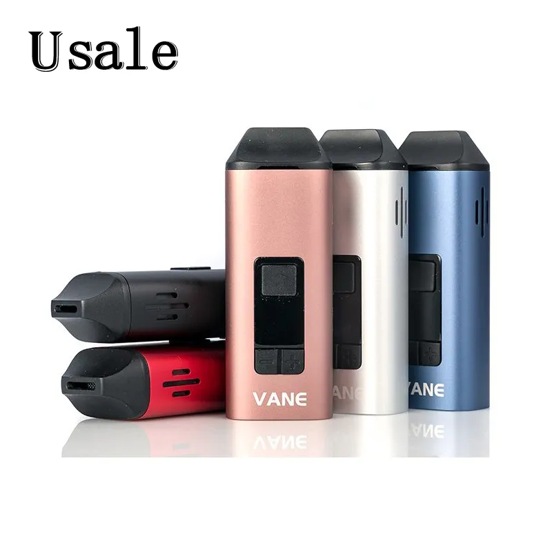 Yocan Vane Droge Kruidenverdamper Ingebouwde 1100mAh-batterij Keramische verwarmingskamer Vape-kit Bescherming tegen oververhitting 100% authentiek