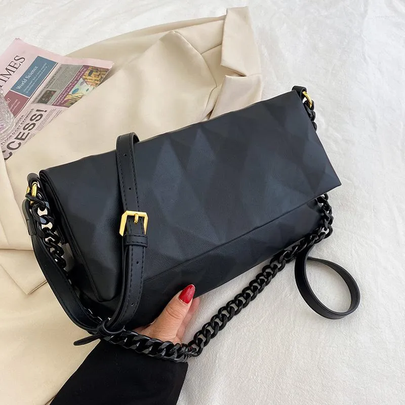 Evening Bags Geometry Bag Women Tote Quilted Shoulder Crossbody Hologram Laser Plain Folding Handbags Geometric Large Capacity Designer