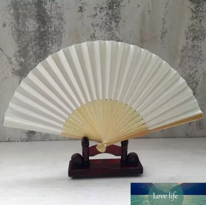 Wedding Favors Gifts Elegant Solid Candy Color Silk Bamboo Fan Cloth Wedding Hand Folding Fans+DHL Free Shipping Wholesale