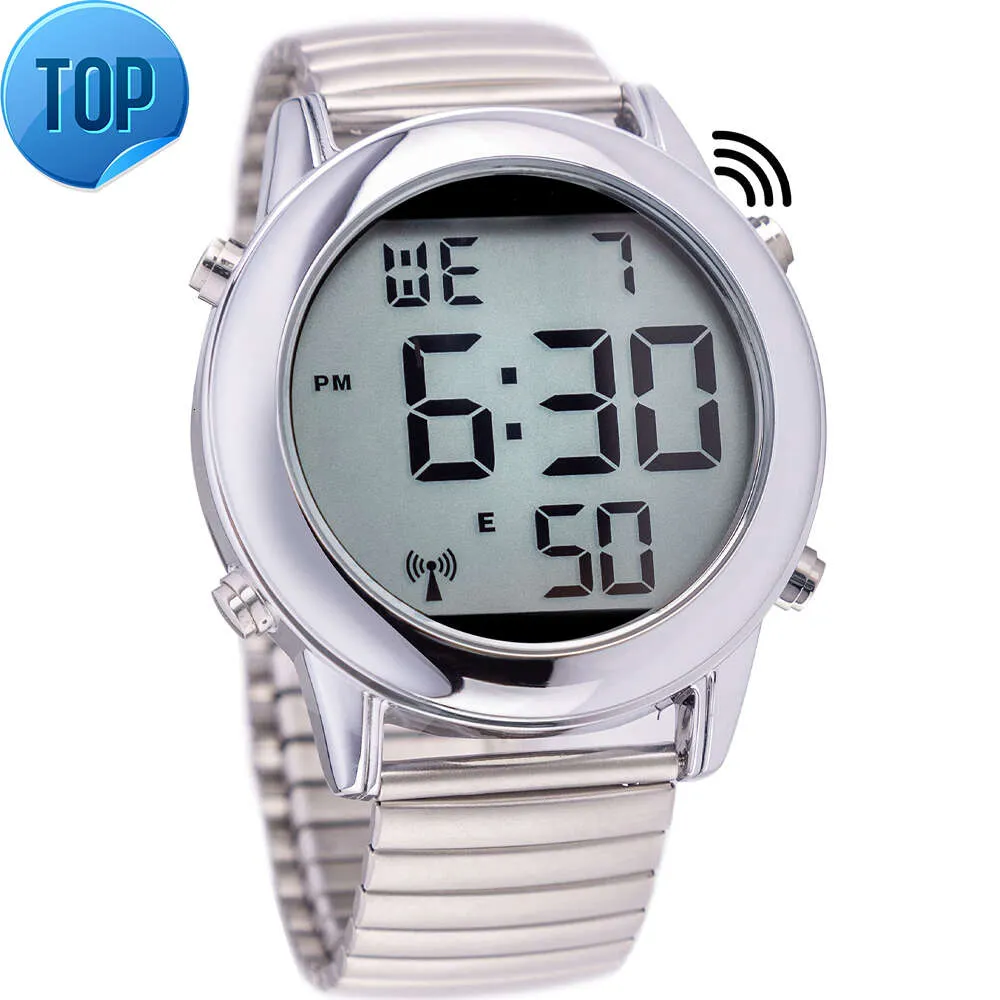 Large digital top watch for elderly