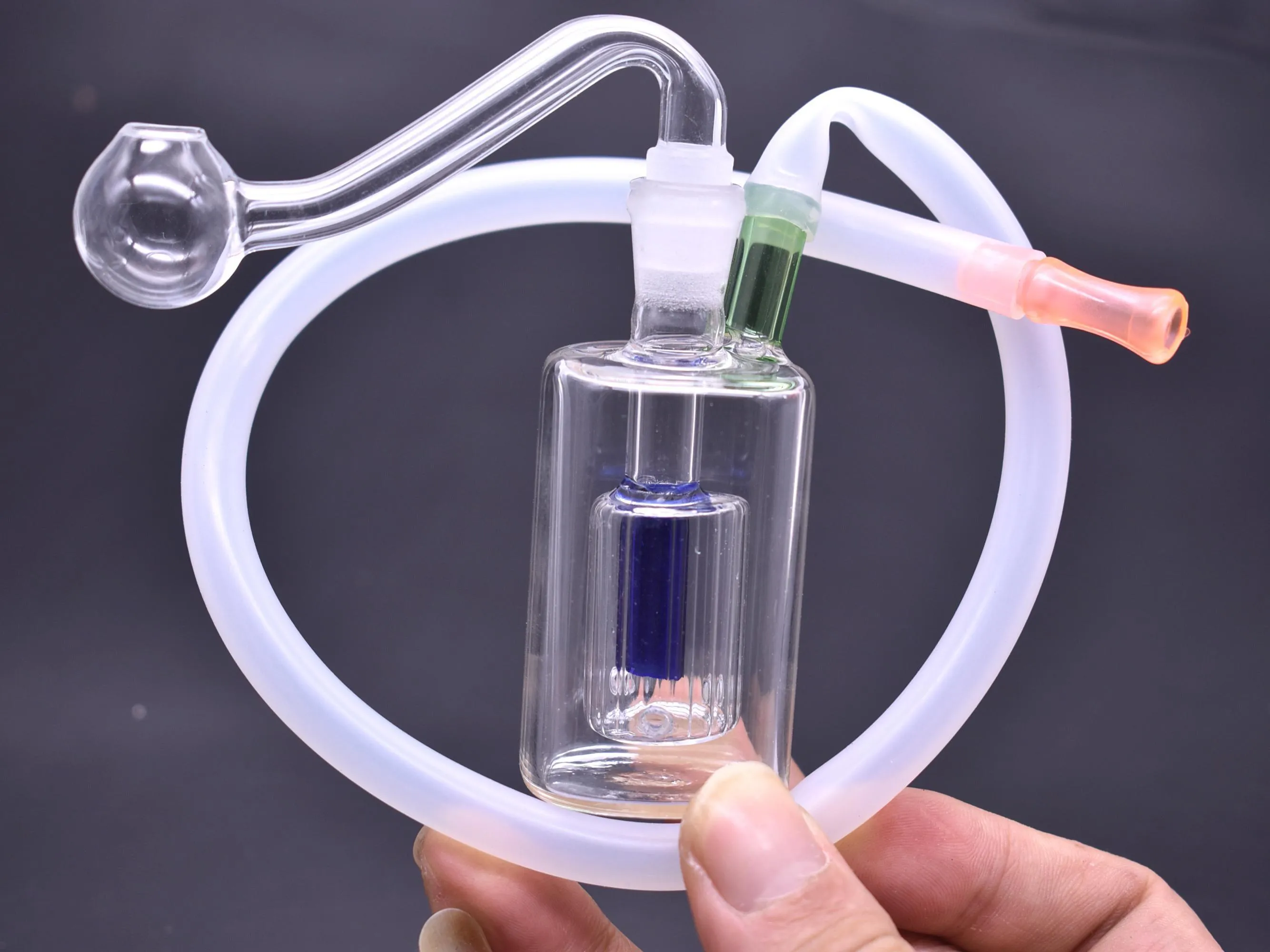 Mini Glass Oil Burner Bong Inline Matrix Perc Matrix Ash Catcher Bongs ...