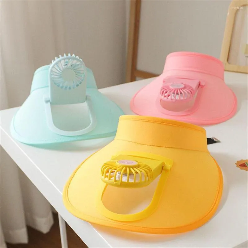 Foldable Ponytail Sun Hat Novelty Summer Sun Hat With Fan For Women  Portable Beach Outdoor Travel Foldable Visor Multi Function Cap From  Wendallel, $14.61