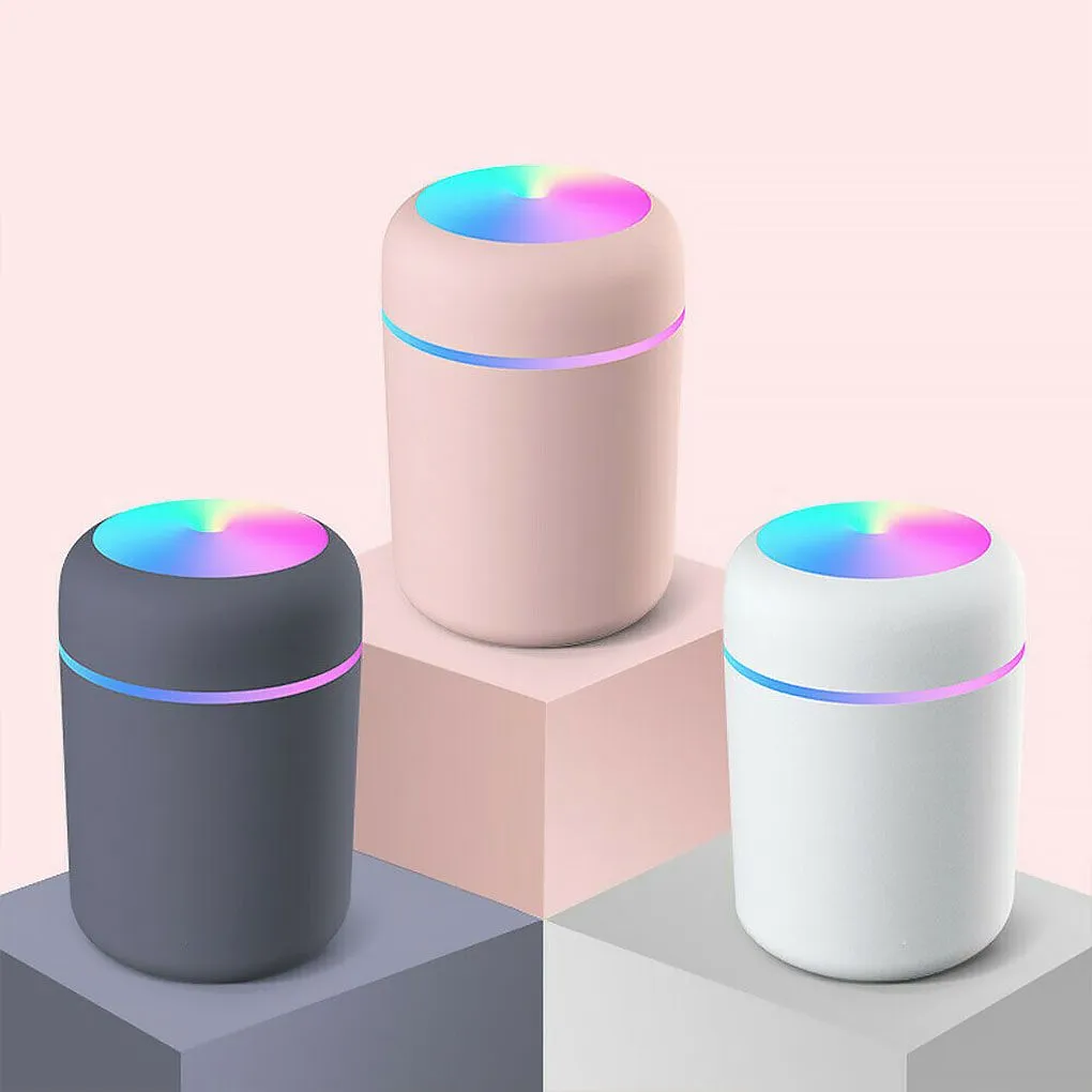 New Portable Air Humidifier 300ml Ultrasonic Aroma Essential Oil Diffuser USB Cool Mist Maker Purifier Aromatherapy for Car Home